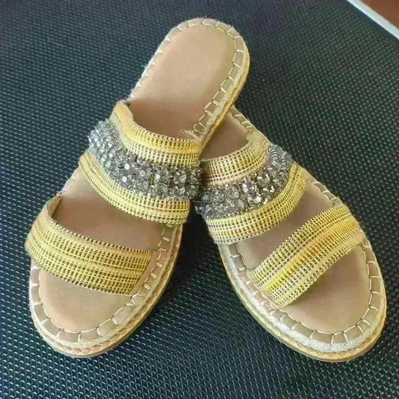 Crown Vintage Women's Slide Sandals Size 8 - Picture 6 of 10